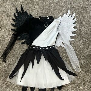 Girls Twisted Angel Costume